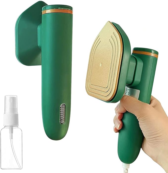 Portable Handheld Steam Iron Machine for Clothes | Mini Travel Garment Steamer | Wet &amp; Dry Ironing | Wrinkle Remover for Home &amp; Travel | 2
