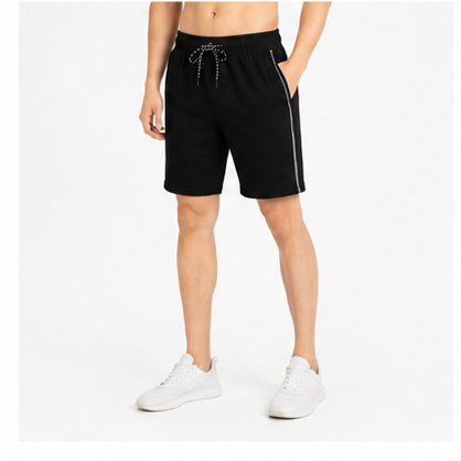 Men's Grey Casual Shorts | Soft Hosiery Fabric | Regular Fit | Side Pockets | Summer Wear
