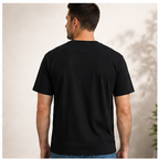 Men's Classic Cotton T-Shirt | 100% Cotton | 135 GSM Lightweight Fabric | Regular Fit | Soft & Breathable Everyday Wear
