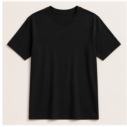 Men's Classic Cotton T-Shirt | 100% Cotton | 135 GSM Lightweight Fabric | Regular Fit | Soft & Breathable Everyday Wear
