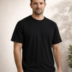 Pack of 3 Men’s Cotton T-Shirts | 135 GSM | White, Melange Grey & Black | Soft Summer Comfort | Regular Fit (Copy)