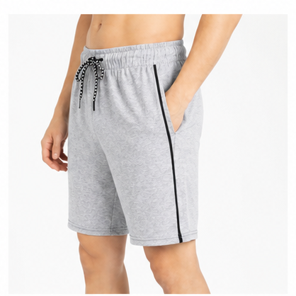 Men's Grey Casual Shorts | Soft Hosiery Fabric | Regular Fit | Side Pockets | Summer Wear